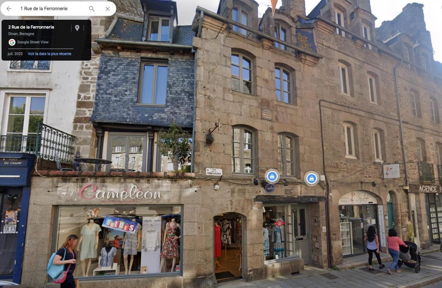 Le Duclos, Appartement Rez-De-Jardin Dinan Centre 외부 사진